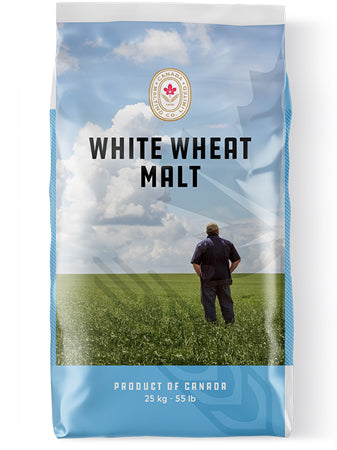 Canada Malting Co. White Wheat Malted Grain 55lb Bag