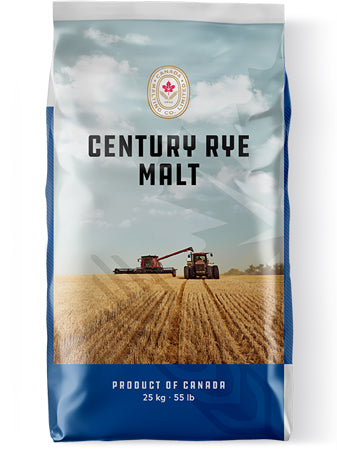 Canada Malting Co. Century Rye Malted Grain 55lb Bag