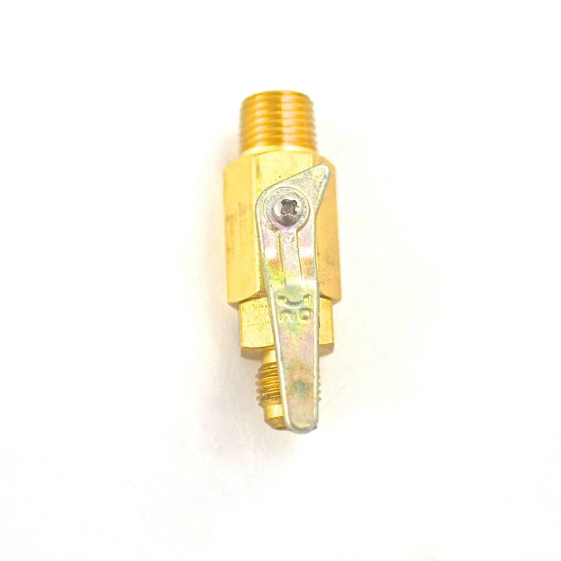 Taprite Brass Shut-Off 1/4" NPT x 1/4" FLR