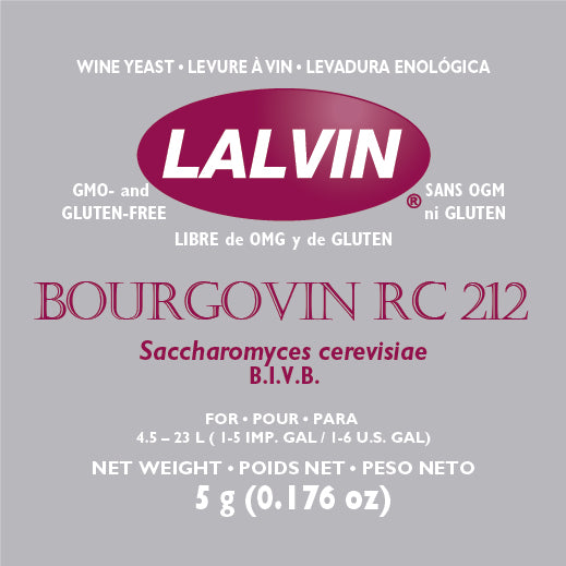 Lalvin Bourgovin RC-212 Yeast