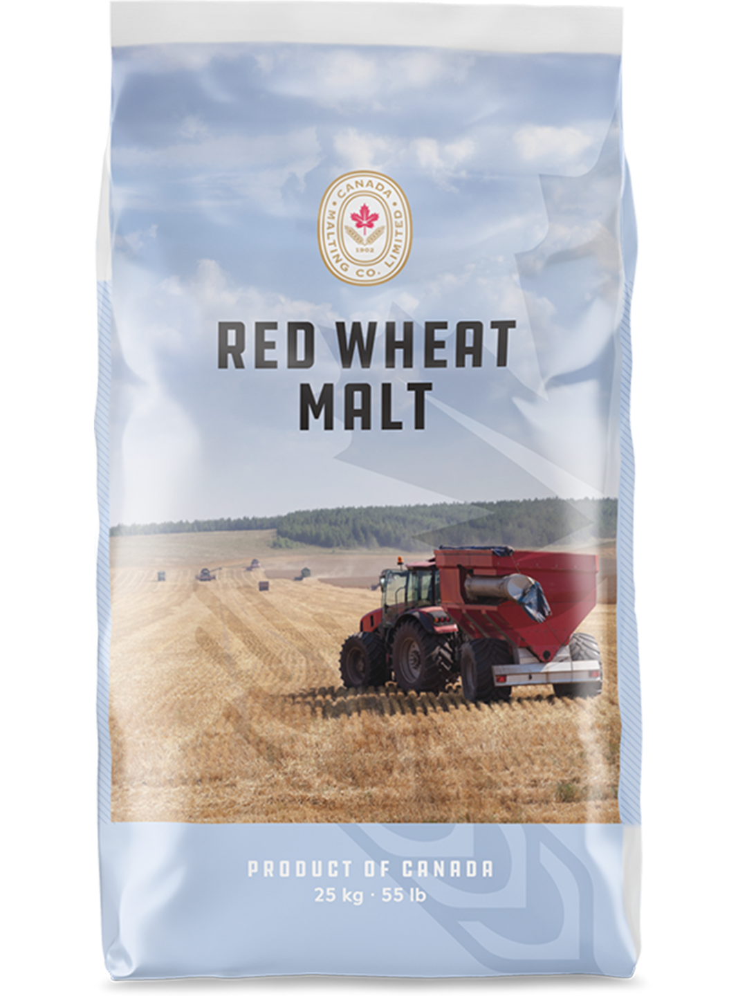 Canada Malting Co. Red Wheat Malted Grain 55lb Bag