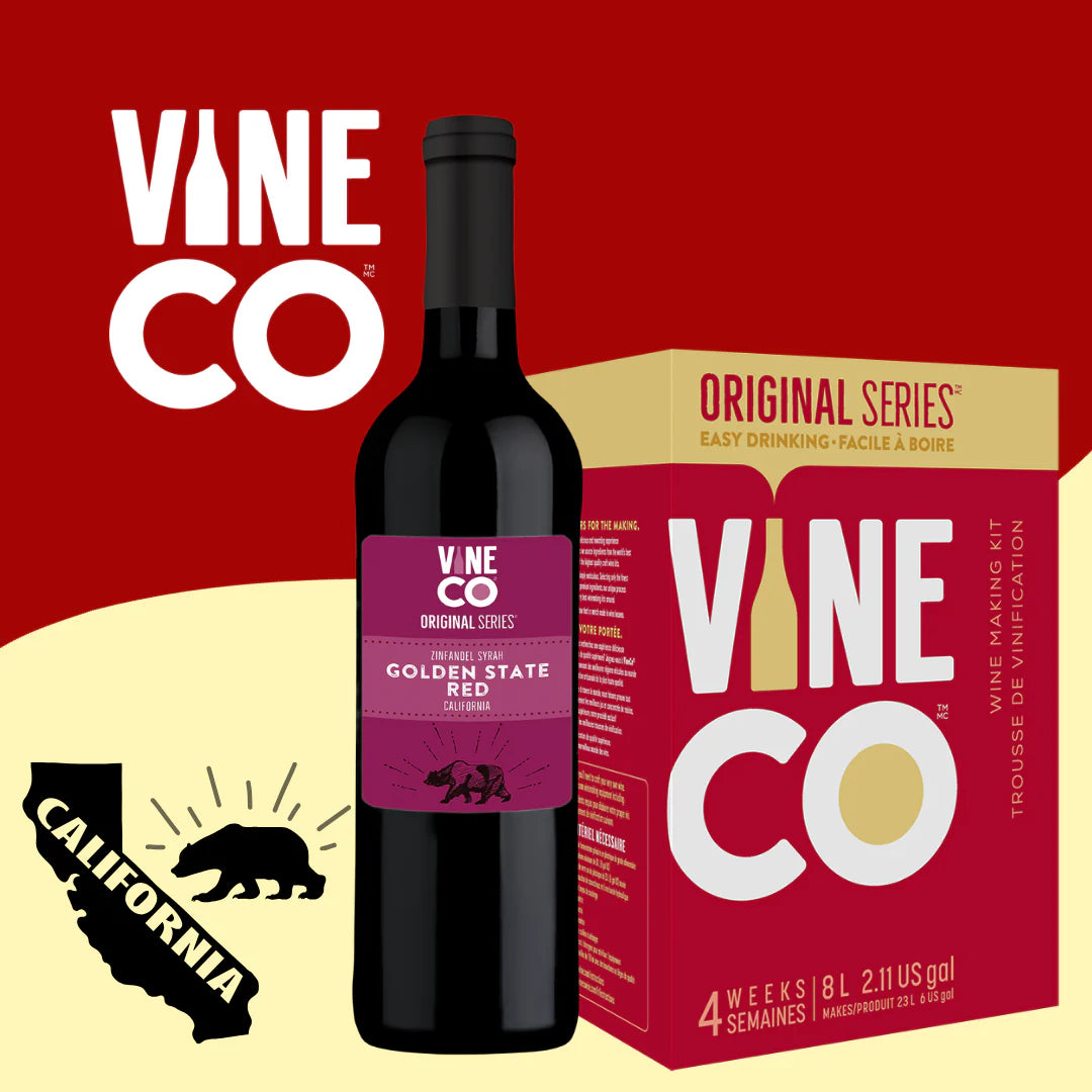VineCo Original Series Golden State Red *Limited Release* Wine Kit