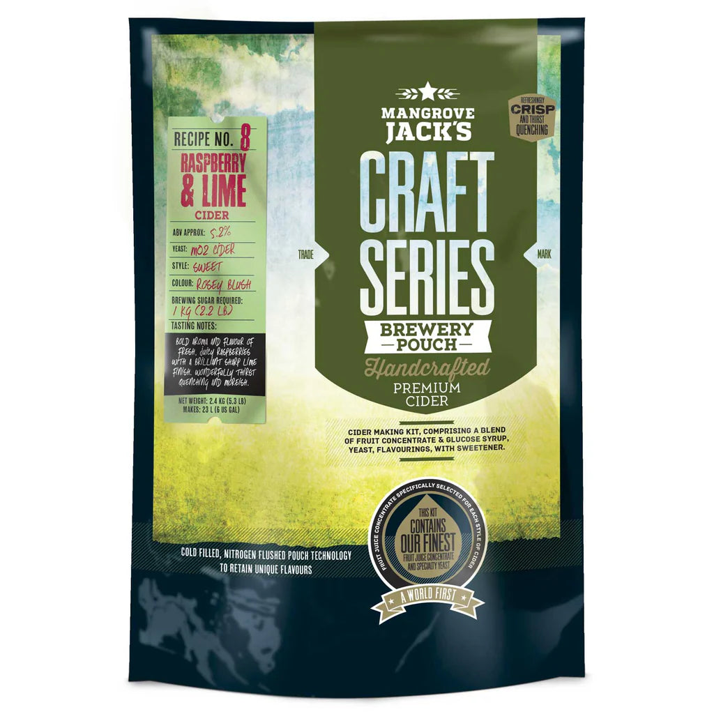 Mangrove Jack's Craft Series Raspberry Lime Cider Kit