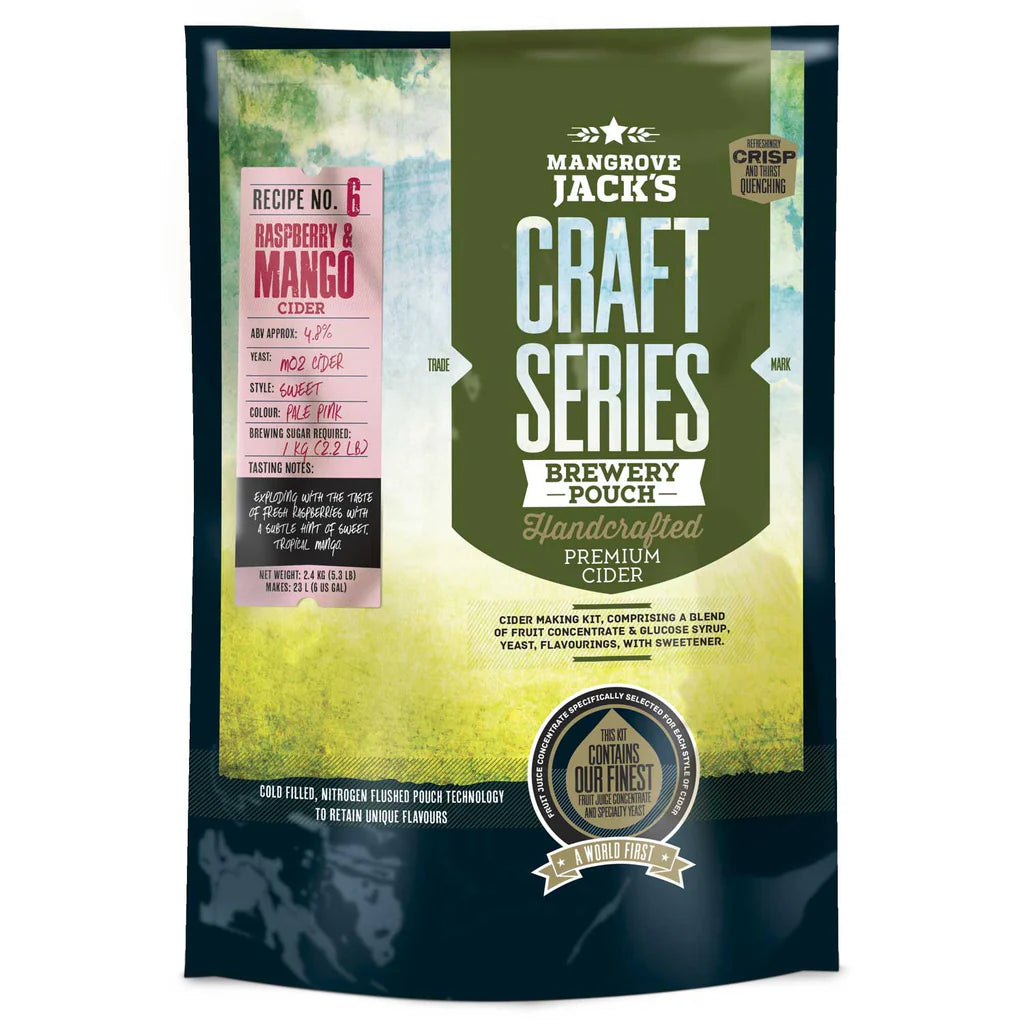 Mangrove Jack's Craft Series Raspberry Mango Cider Kit