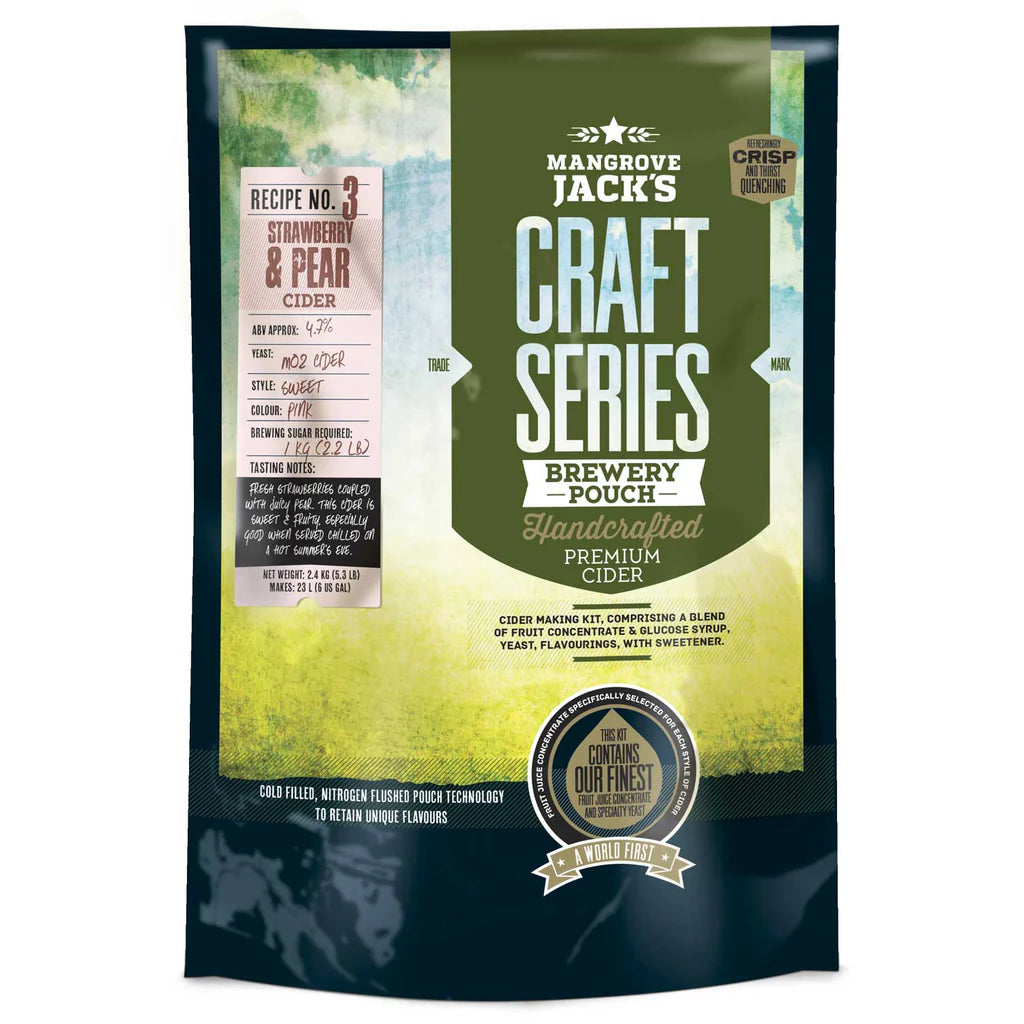 Mangrove Jack's Craft Series Strawberry and Pear Cider Kit