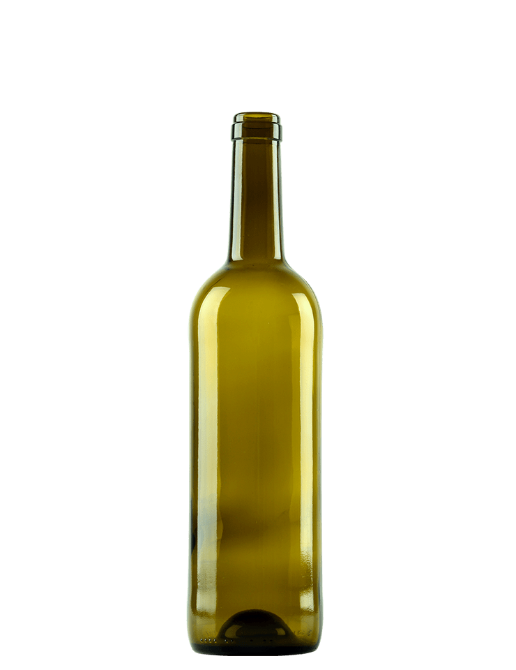 750ML Bordeaux Antique Green Bottles
