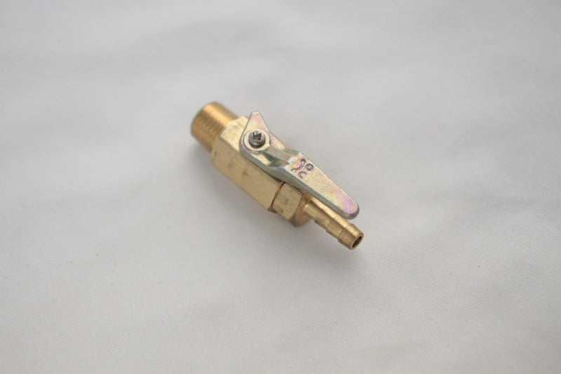 Taprite Shut-Off with Ball 1/4"NPT x 1/4" Barb