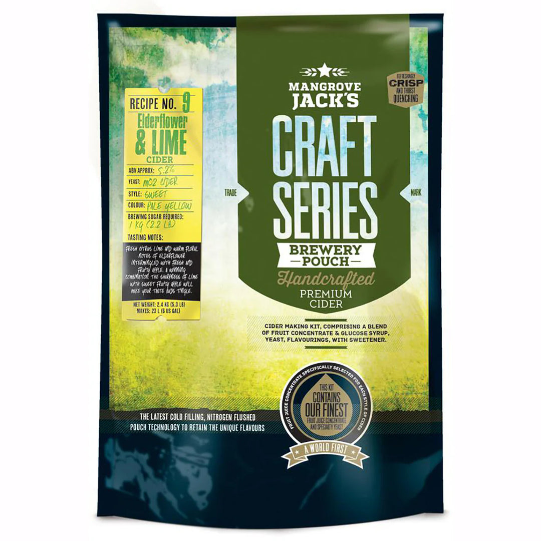 Mangrove Jack's Craft Series Elderflower & Lime Cider Kit