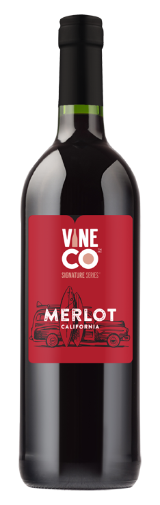 VineCo Signature Series Merlot Wine Kit - with grape skins (California)
