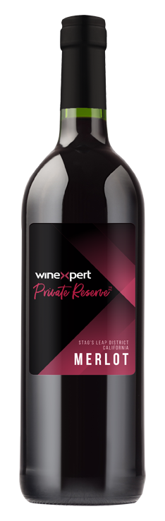 Winexpert Private Reserve Merlot Wine Kit - with grape skins (Stag’s Leap District, California)