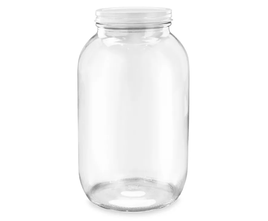 1/2 Gallon (2L) Jar with Metal Lid