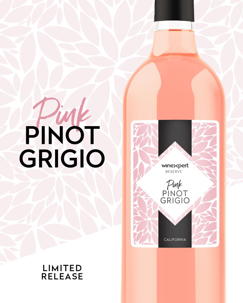 Winexpert Reserve *Limited Release* Pink Pinot Grigio Wine Kit (California)