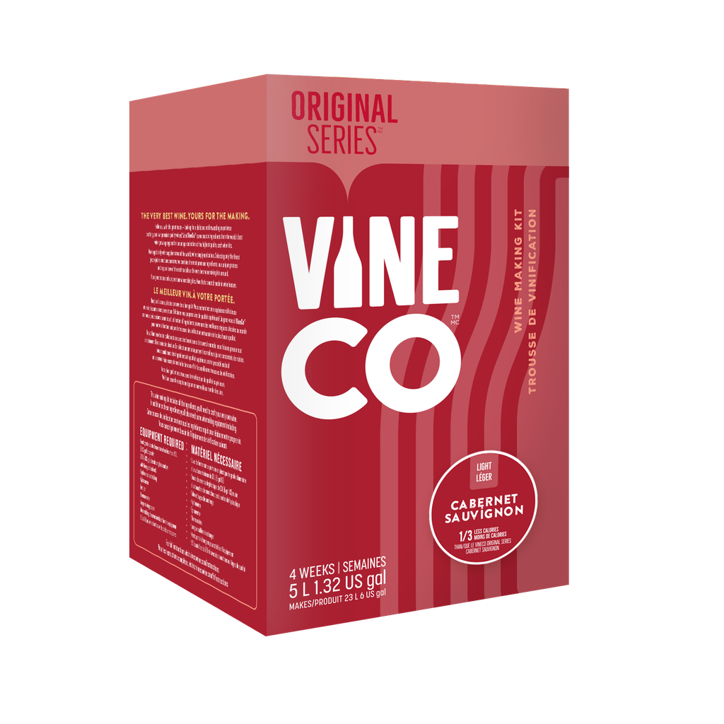 VineCo Original Series Light Cabernet Sauvignon Wine Kit