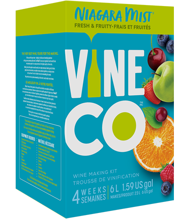 VineCo Niagara Mist Black Cherry Wine Kit