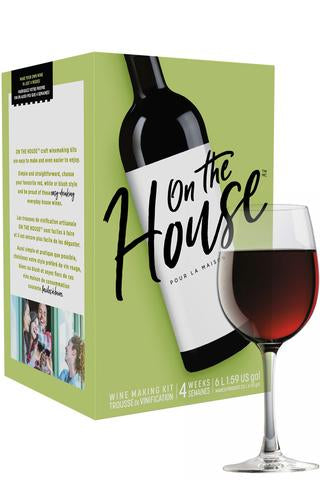 On The House Shiraz Style Wine Kit