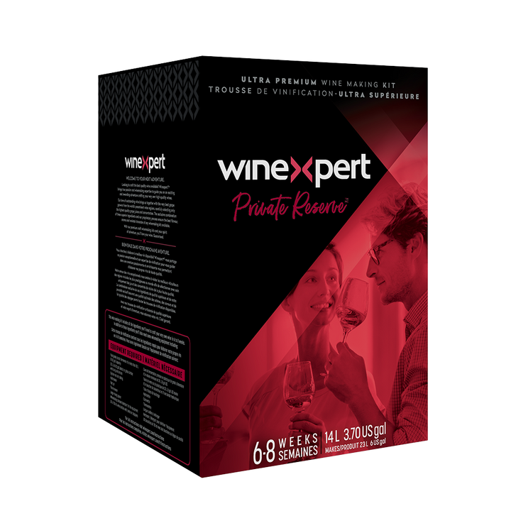 Winexpert Private Reserve Zinfandel Wine Kit – with grape skins (Lodi Old Vines, California)