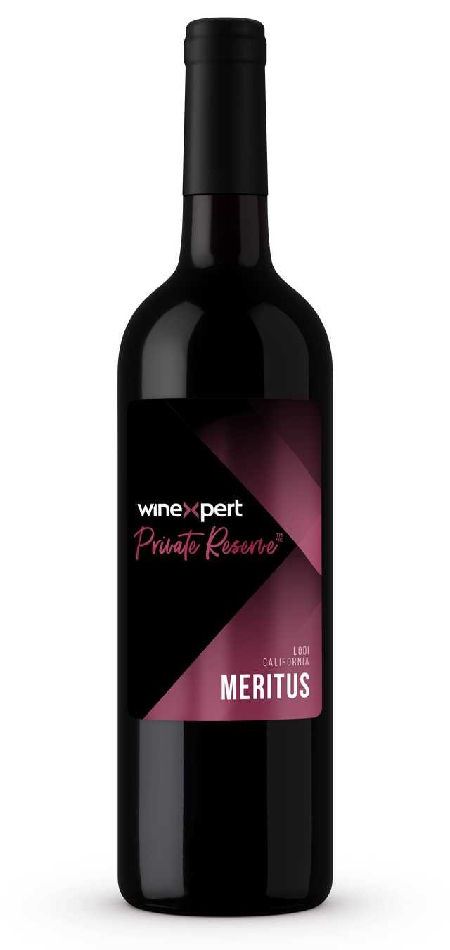 Winexpert Private Reserve Meritus Wine Kit – with grape skins (Lodi, California)