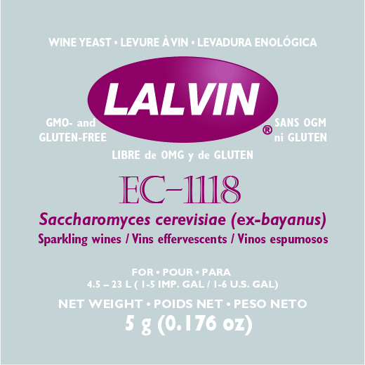 Lalvin EC-1118 yeast