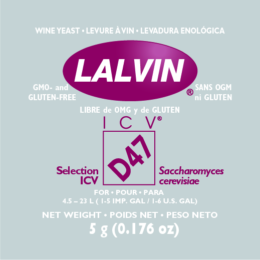 Lalvin ICV-D47 yeast