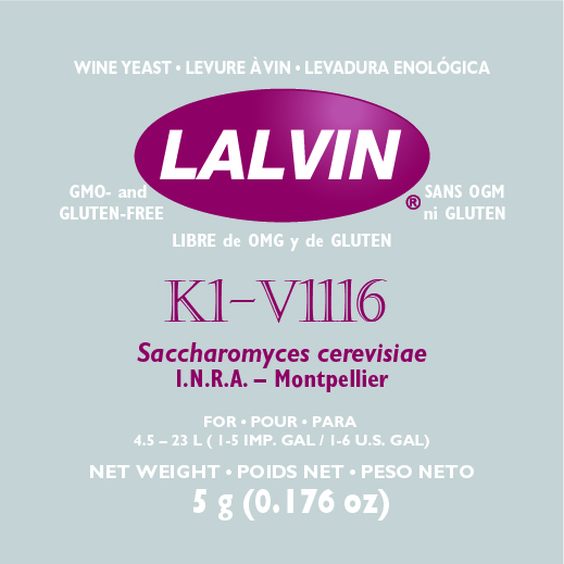 Lalvin K1-V1116 yeast